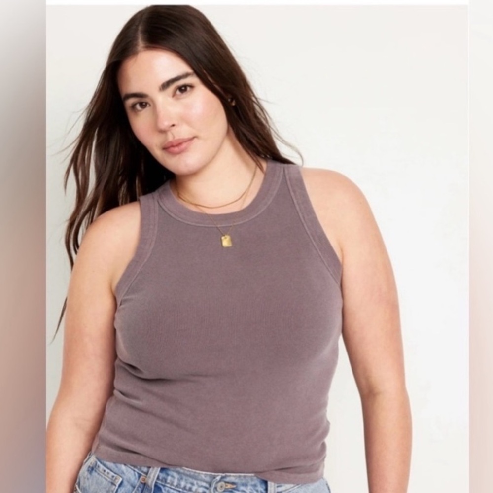 💫OLD NAVY High Neck Cropped Tank Top XL